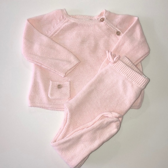 Zara Other - Zara Mini Footed Knit Sweater and Pant Set